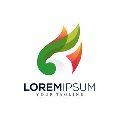 Fototapeta premium Abstract eagle logo design