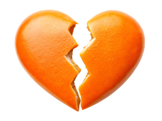 Broken Heart Image: Orange Crack