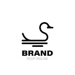 Fototapeta premium Duck Logo. Duck Logo Design. Duck Logo Brand. Duck Logo Vector Design Isolated on White Background