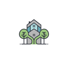 House and Trees Logo