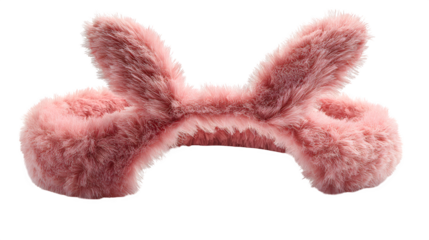 Decorative bunny ear headband isolated on white background