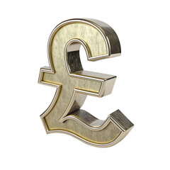 golden pound symbol