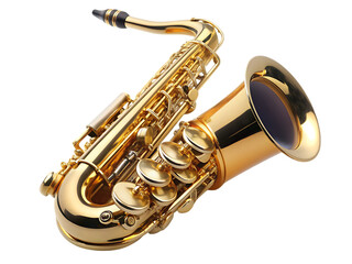 Obraz premium Gold Saxophone Instrument