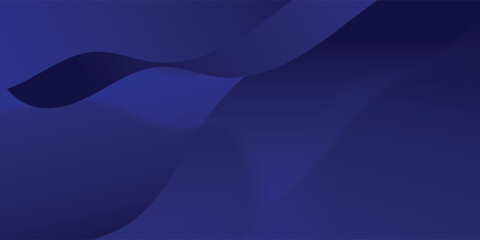 dark blue wavy dynamic banner background