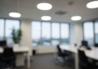Blurred Modern Office Background