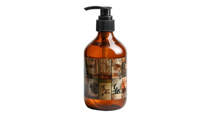 Dark-Themed Wine Bottle with an Elegant Label