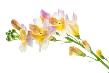 Fototapeta premium Toadflax Flower isolated on white background.