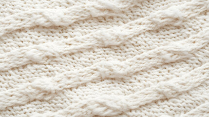 Cream Knit Texture: Soft Yarn, Cozy Design