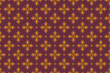 Red Maroon Abstract Seamless Pattern