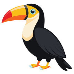 Obraz premium toucan isolated on white