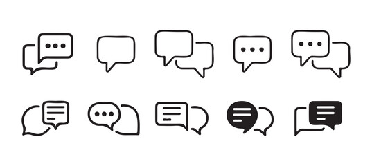 Big Comment icon speech bubble symbol. Text Message Icon Images, Vector Illustration Eps 10