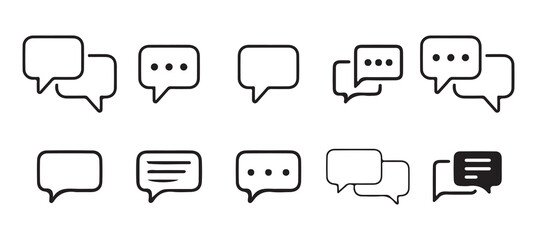 Big Comment icon speech bubble symbol. Text Message Icon Images, Vector Illustration Eps 10
