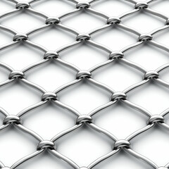 Close-up of metallic wire mesh pattern.