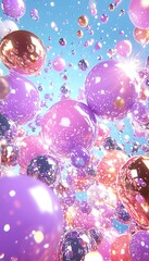 Floating Spheres in Sky