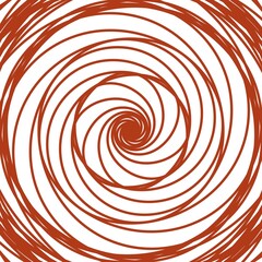 Spiral graphic design, with a red-orange background. can be used for design, wallpaper, cut paper.