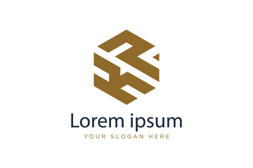 Obraz premium Initial KP Logo Polygon Shape Letter logo Design white background