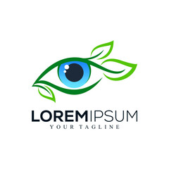 Abstract eye logo design