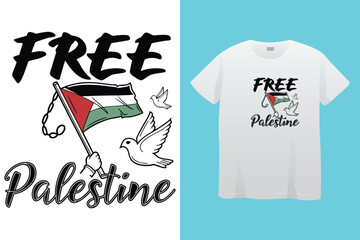 Palestine design vector, Save Palestine illustration for banner, t-shirt, poster, sticker, badges, social media design. Hand-Drawn Lettering Phrase, Calligraphy Graphic Typography.