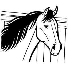 horse vector