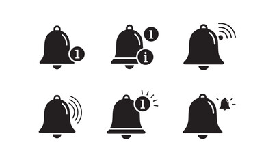 Trendy alert bell styles adding charm to custom graphic design solutions

