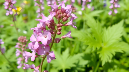 Obraz premium Dame's Rocket (Hesperis matronalis) flower