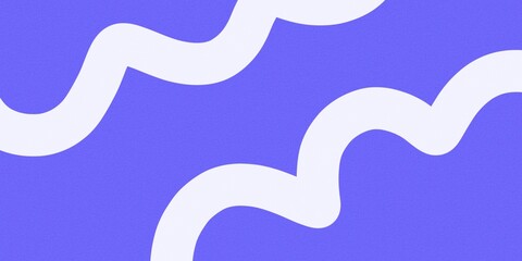 White waves on a pastel blue background