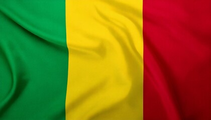 Obraz premium Mali waving flag background