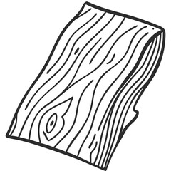 Natural Wood Vector Illustration