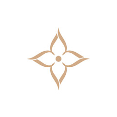 Abstract mandala flower swirl logo icon vector design. Elegant premium ornament vector logotype symbol. logo for hotel spa salon