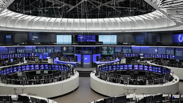 Frankfurt Stock Exchange Trading Floor: A Modern marvel of finance