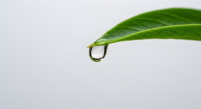 water drop on a leaf, a picture of a leaf