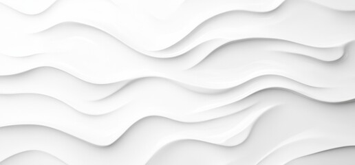 Fototapeta premium Abstract White Wave Texture (1)