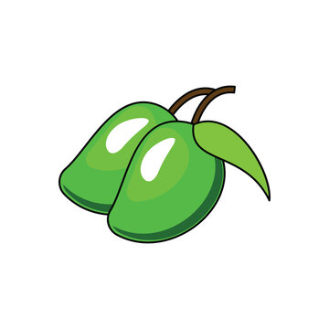 recommend clip art: Mango Fruit Icon Color 