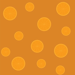 sliced orange illustration pattern suitable for backgrounds, print designs, websites and more