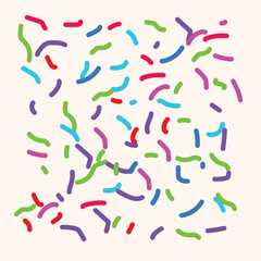 confetti pattern illustration suitable for website, design, background, etc.