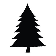 Fototapeta premium Tree vector silhouette