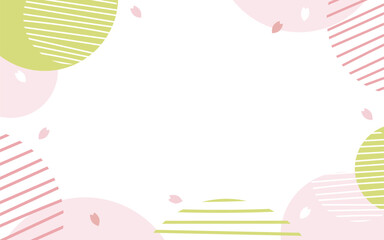 春をイメージしたおしゃれなフレーム