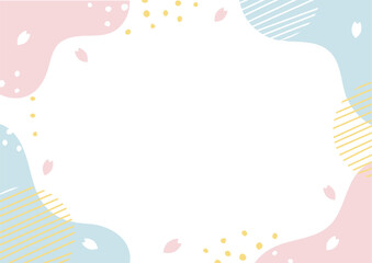 春をイメージしたおしゃれなフレーム