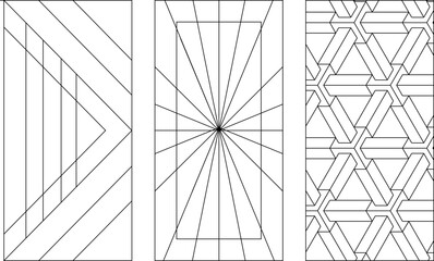 silhouette design vector illustration sketch image decoration background ornament abstract modern art deco retro