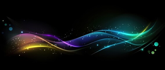 Obraz premium Abstract Colorful Waves