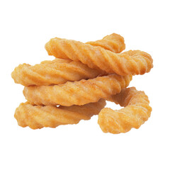 tasty sweet churros isolated on white or transparent background