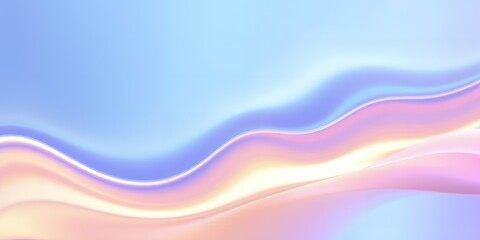 Abstract Pastel Wave Background Soft Color Gradient Texture Design