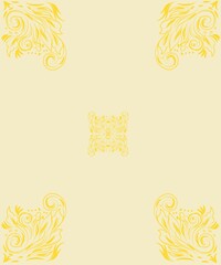 vector illustration of an abstract floral background