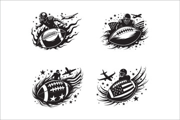 American Football Player Silhouette Vector – High-Impact Sports Design

Dynamic Football Action Silhouette – Vector Illustration for Game Day

Gridiron Warrior – American Football Vector Silhouette Pa