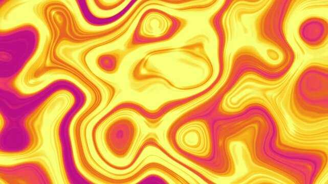 Vivid abstract artwork in yellow and pink gradient tones, suitable for videos and graphics, emphasizing artistic textures, vibrant color dynamics, and applicable for looping multimedia purposes.