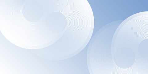 Background blue gradient modern background with circle elements. Digital technology design abstract