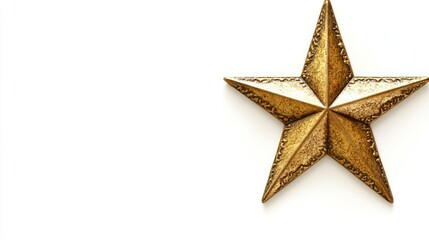 Fototapeta premium Gold star ornament (3)