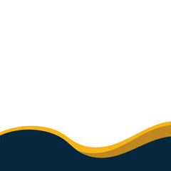 Wave Footer Vector