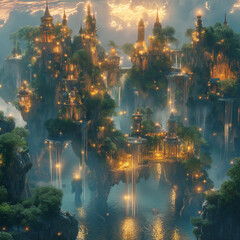 Fototapeta premium fantasy_landscape_001