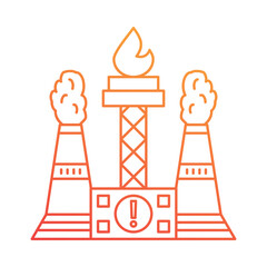 Gas Flare Icon